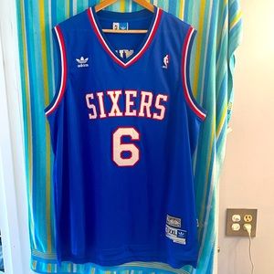 Julius Irving Adidas NBA XXL +2. Basketball Jersey Dr. J
